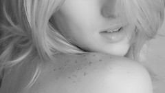 Woman close-up faces blondes models Met-Art magazine Mila I