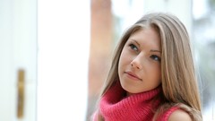 Woman close-up faces brunettes Krystal Boyd