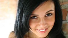 Woman close-up faces brunettes martisha