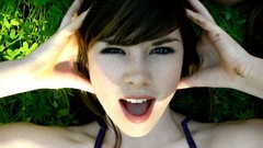 Woman close-up faces brunettes models portraits melinda sherril