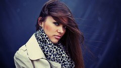 Woman close-up faces brunettes Natasha Natali Danish