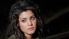 Woman close-up faces long hair brown eyes brunettes katie melua