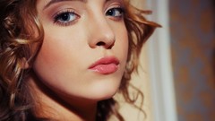 Woman close-up faces Met-Art magazine Rachel Blau