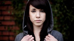 Woman close-up lips rings faces Noses brunettes Taylor 