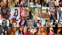 Woman collage self portrait