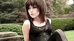 Woman corset Gothic Neon