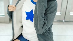 Woman cosplay black rock