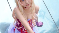 Woman cosplay macross frontier