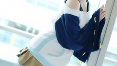 Woman cosplay shirayuki mizore
