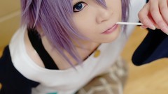Woman cosplay shirayuki mizore