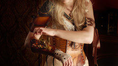 Woman cosplay steampunk Abney