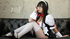 Woman cosplay stockings Japanese