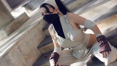 Woman cosplay street fighter ninjas Ibuki Street Fighter III