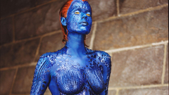 Woman cosplay X-Men redheads