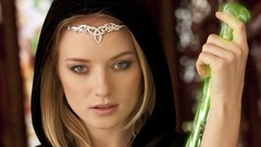 Woman costume faces blondes models mage crowns cosplay Velvet A 