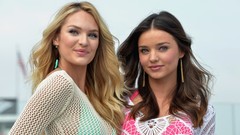 Woman Cover Beaches swim Victorias Secret candice crochet