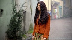 Woman curly hair Tuba Buyukustun