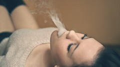 Woman Daria smoking brunettes