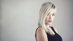 Woman devon jade silver hair Aaron Tyree