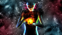 Woman digital art digtal