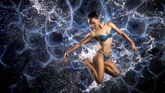 Woman digital art fantasy art montage