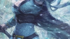 Woman Dota 2 artwork crystal maiden