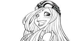 Woman drawings Empowered Elissa