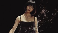 Woman dress black background Celebrity Actress asians short 