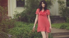 Woman dress brunettes Sara Kiesling Alex Fee