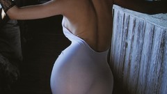 Woman dress brunettes Yua Aida