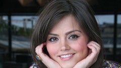 Woman dress faces outdoors smiling brunettes lip gloss 