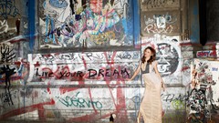 Woman dress graphite Celebrity Actress brunettes miranda kerr 