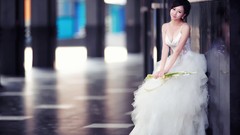 Woman dress Japanese wedding asians models aesthetic bridal JAV 