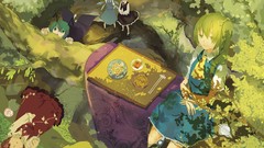 Woman dress meal touhou forests