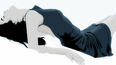 Woman dress monochrome