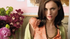 Woman dress Orchids sophie ellis bextor brunettes models