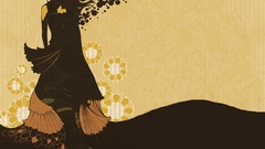 Woman dress retro bubbles