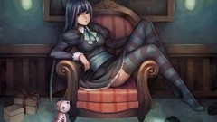 Woman dress stockings long