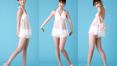 Woman dress white asians