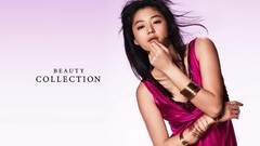 Woman dress white background Celebrity Actress bracelets asians 