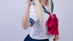 Woman drill Japanese Chinese asians school uniforms artwork