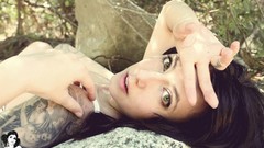 Woman Droids star wars tattoos cosplay boobs lesbians