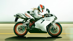 Woman Ducati motorbikes Ducati 848