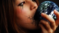 Woman Earth eating Photo