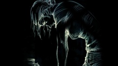 Woman ephemeral sadness dark