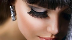 Woman eyelashes