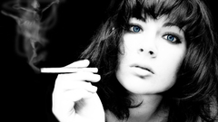 Woman eyes blue eyes