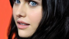 Woman faces Actress blue eyes brunettes alexandra daddario