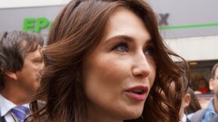 Woman faces Actress blue eyes brunettes carice van houten