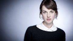 Woman faces Actress brunettes models portraits jessica raine